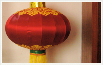Klokje Harmonisch pit Chinese rode lampionnen / decoratiemateriaal